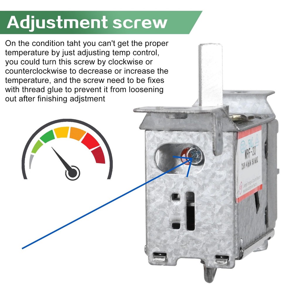 Mini Fridge Thermostat, Universal WPF-20 Freezer Thermostat Controller WPF20