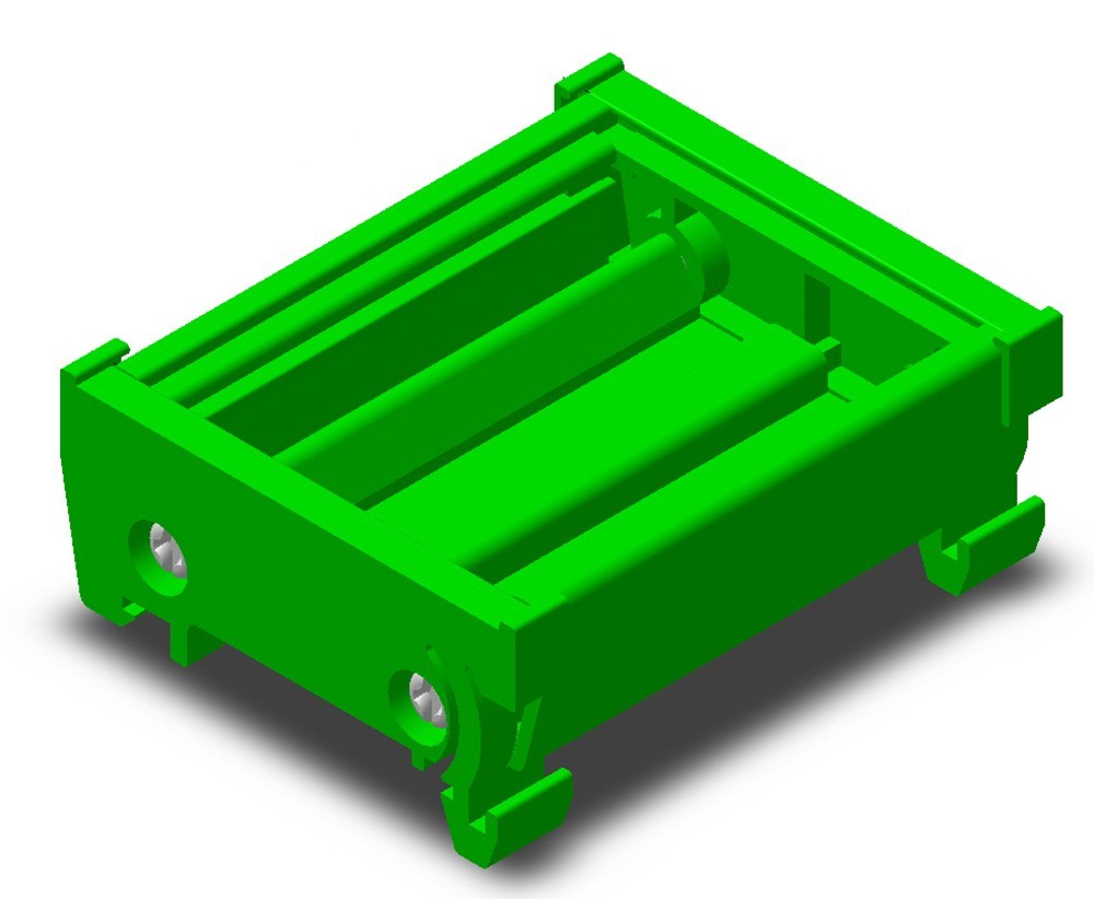 Gaurang DIN Rail Mounting Carrier for 42mm width PCB (42x55mm) Profile 50mm