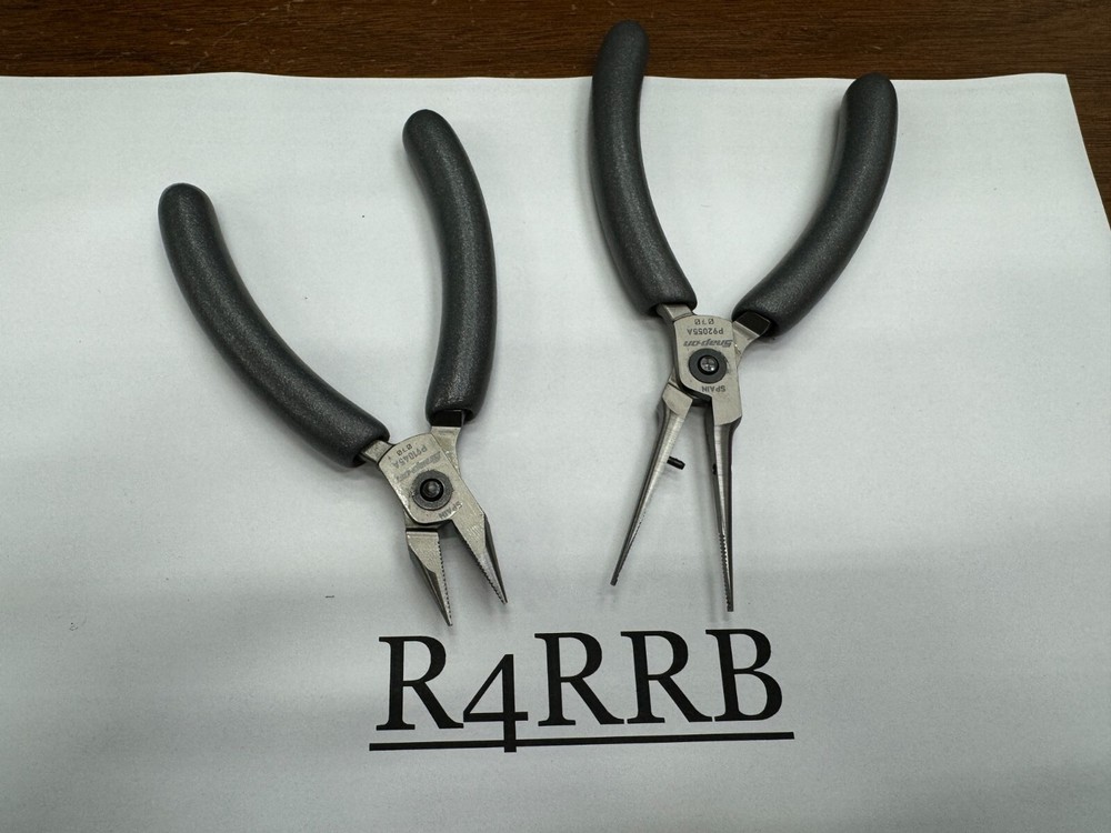 Snap-on Tools DARK TITANIUM SOFT GRIP Needle & Snipe Nose Precision Pliers Set