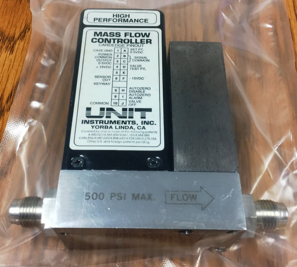 UNIT UFC-1200A, 50 SCCM, BCL3, Mass Flow Controller Used