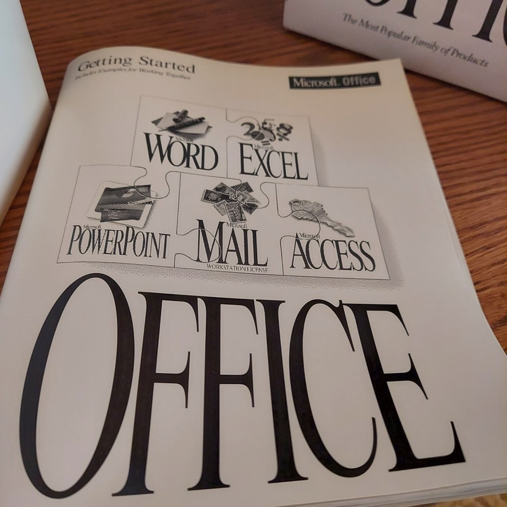 Microsoft Office For MS-DOS Users Guide Bundle Without Software