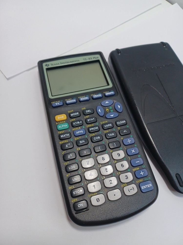 Texas Instruments TI-83 Plus Graphing Calculator Tested Works Great!