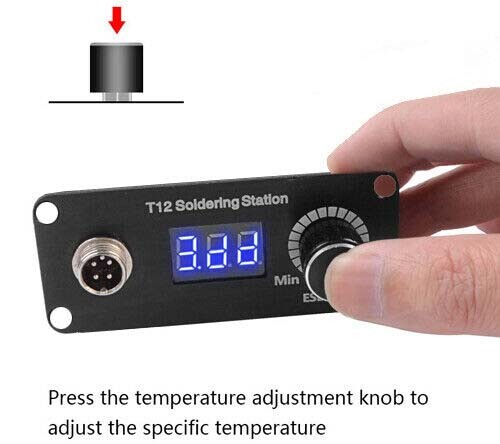 DC 12-24V 75W Control Panel Tailored for T12 Handle Heater Soldering Iron Statio