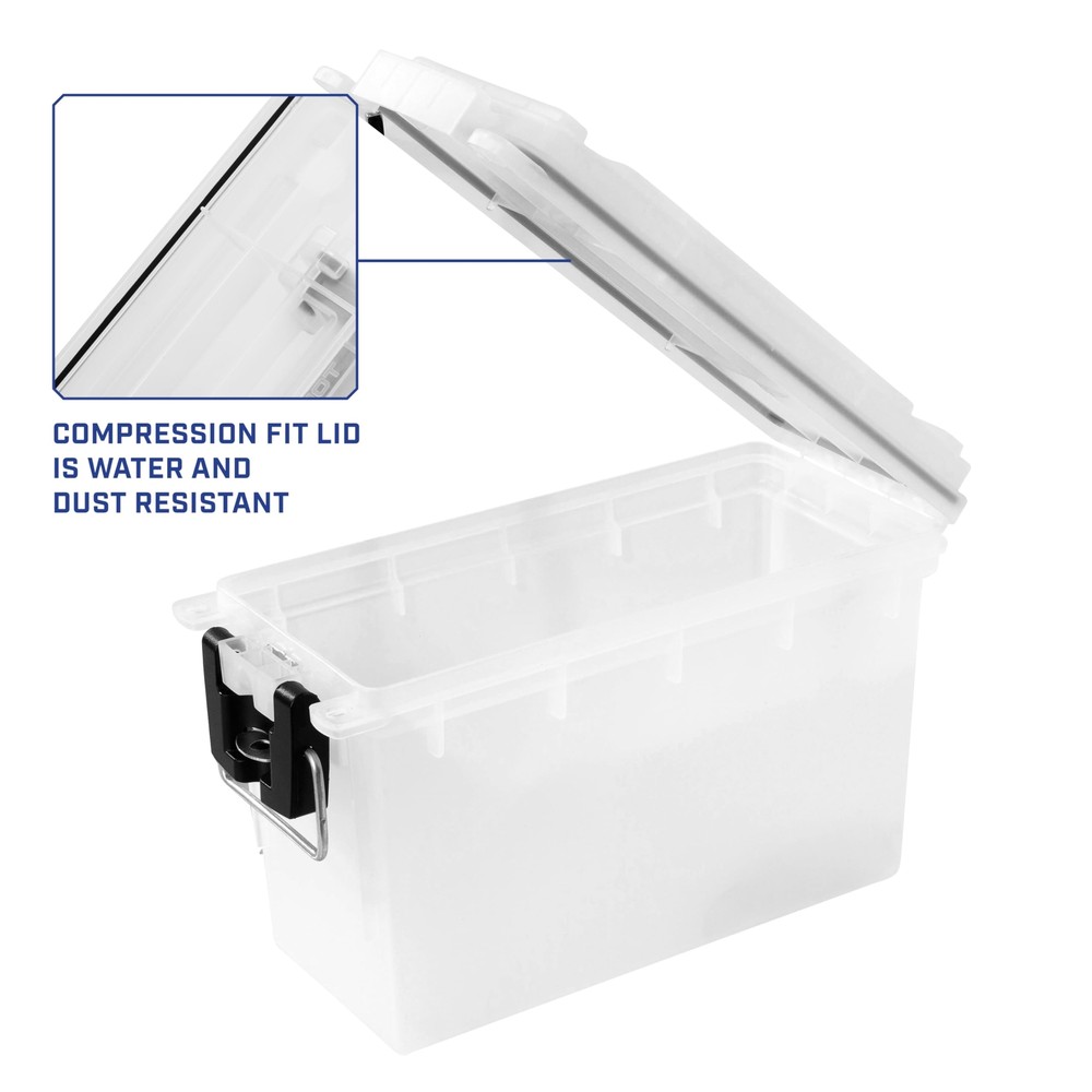 Sheffield Watertight Storage Box for Ammo Tools Electronics Hunting Gear