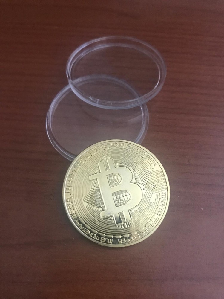 bitcoin physical coin with case
