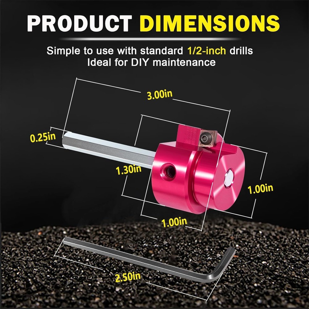 Tool 04522 PPR100 1" Clean Ream Extreme Plastic Pipe Fitting Reamer