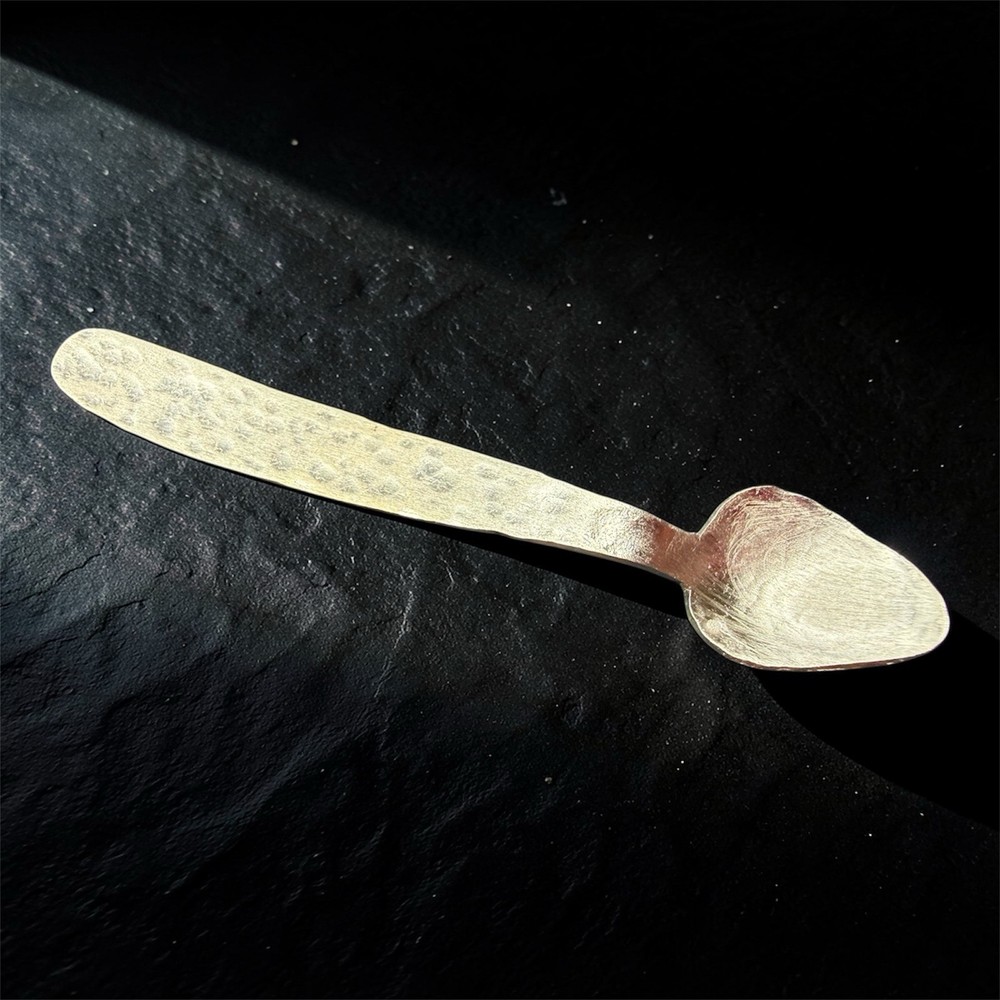 Tiny Mini Spoon 925 Sterling Silver Handmade