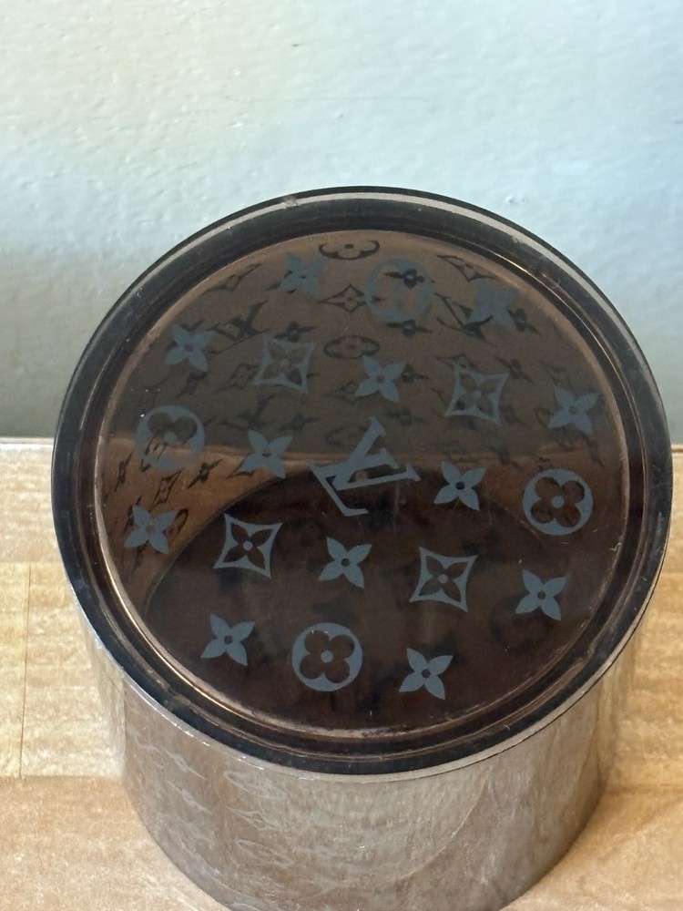 Louis Vuitton Acetate Monogram Pattern Jar