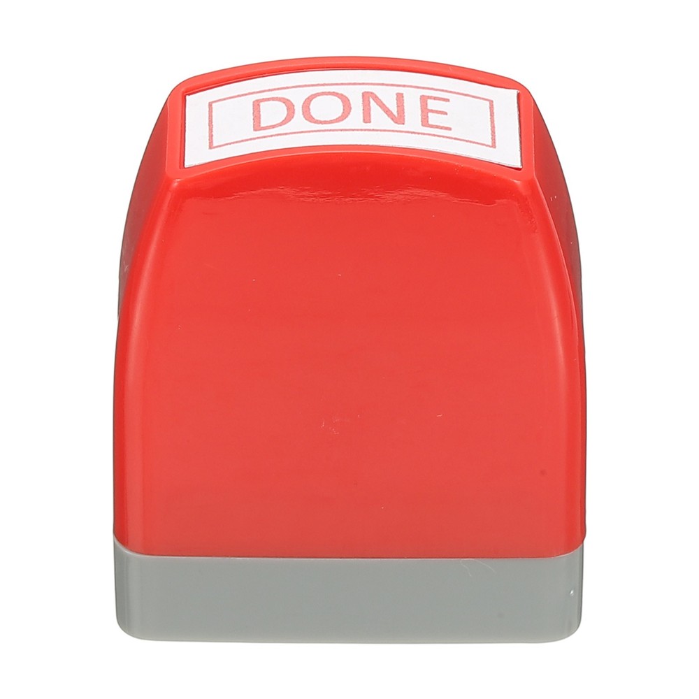 Done Notice Stamp, Office Stamp Pre Inked Stamp, Red