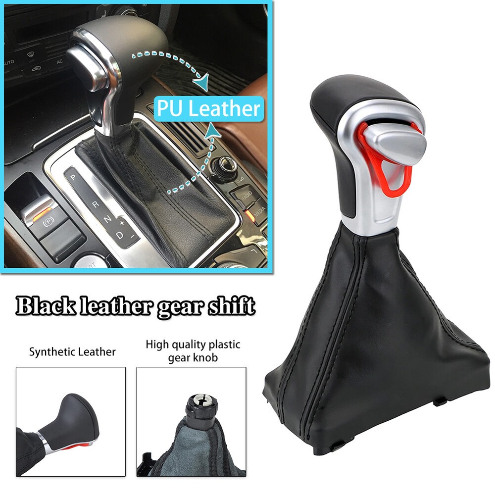 Automatic Gear Shift Knob Gaitor Boot For Audi A3 A4 A5 A6 Q5