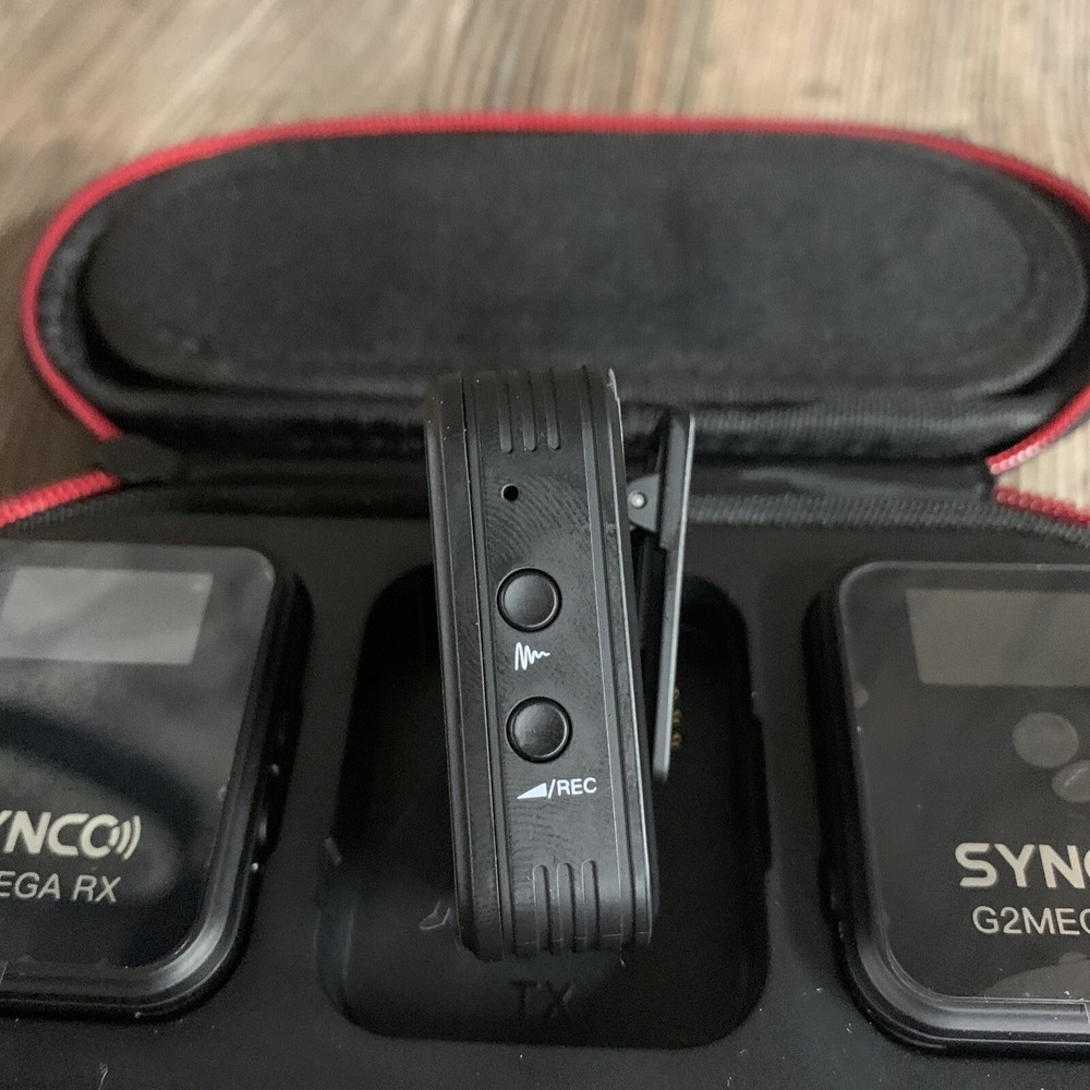 SYNCO G2A2MEGA Wireless Microphone 8GB Storage For Camera Video Recording