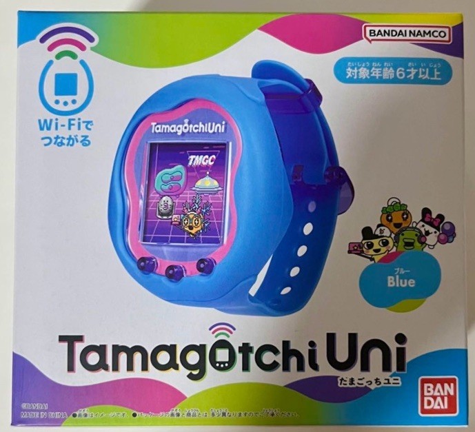 Tamagotchi Uni Blue Edition Japanese Multi Language Version
