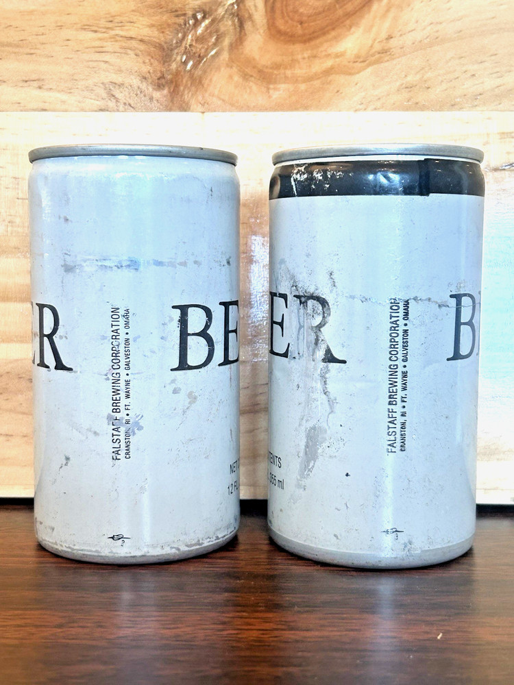 Generic BEER Cans 2-Pack! Circa Early 1980’s!
