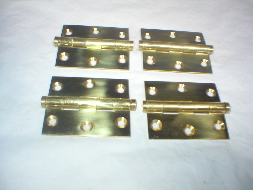 Vintage Solid Brass 3" Hinges