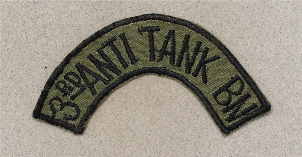 USMC Patch 1117: 3rd Anti Tank Battalion arc - Thai Made