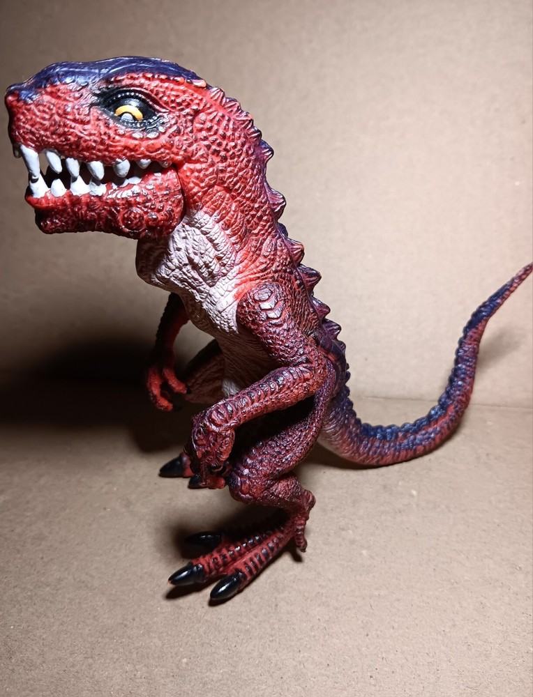 1998 RED GODZILLA 6" BITE ACTION TOHO TRENDMASTERS