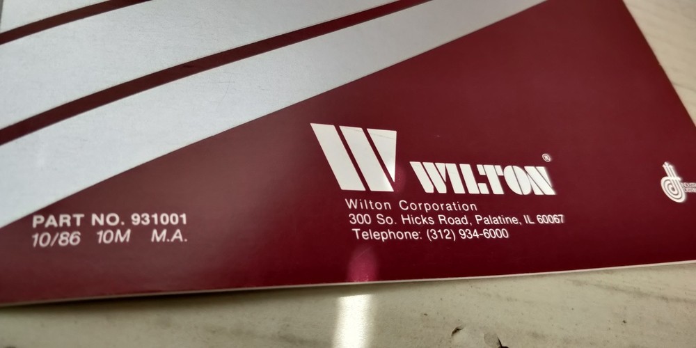 1986 WILTON geared head drill presses Catalog C2