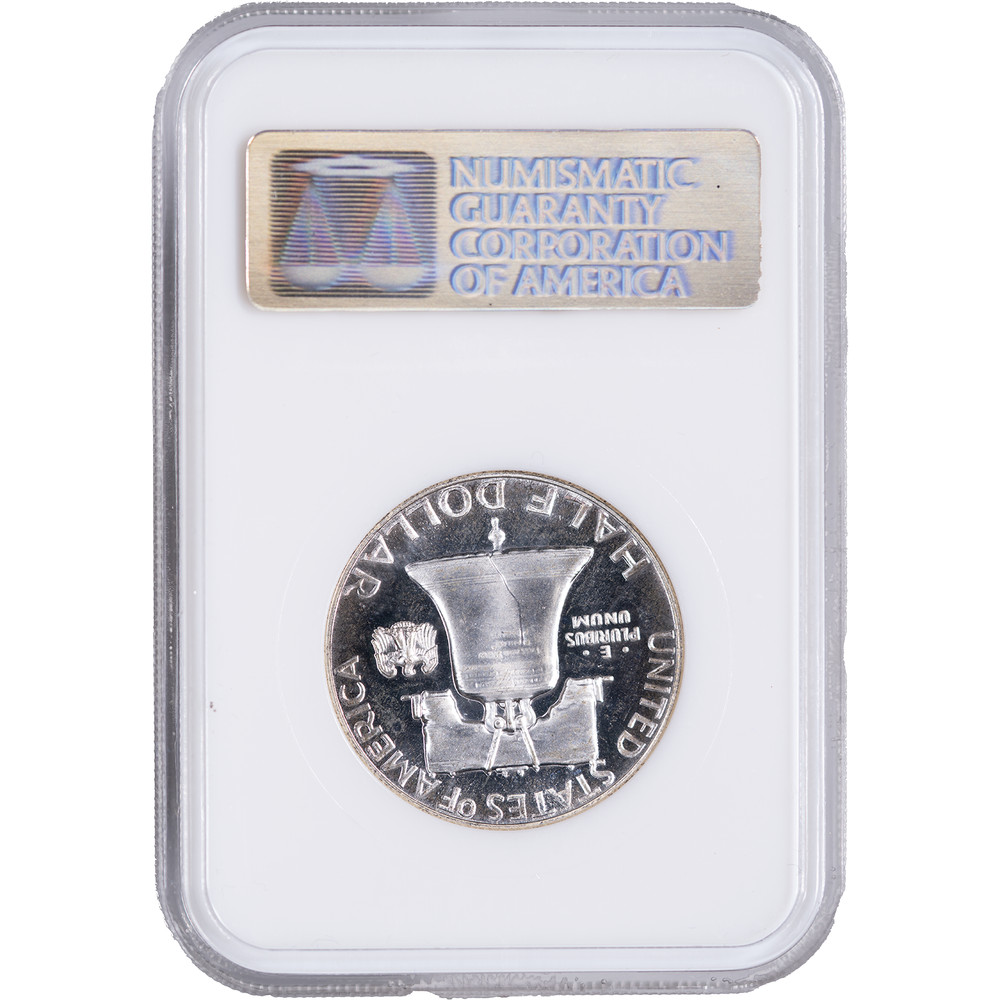 1960 50c Silver Proof Franklin Half Dollar ~ NGC PF 67 - Old Fatty Holder
