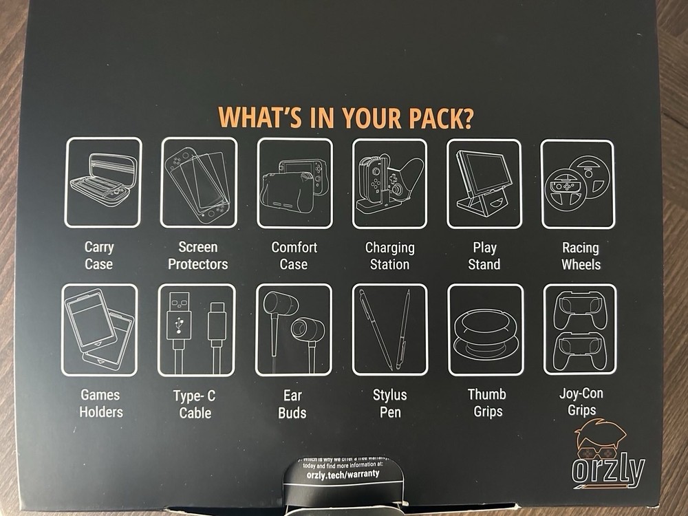 Orzly Ultimate Geek Accessory Pack for Nintendo Switch