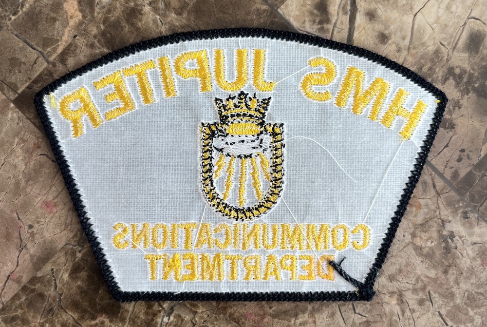 HMS Jupiter Royal Navy J-Class Destroyer Communications Department Patch