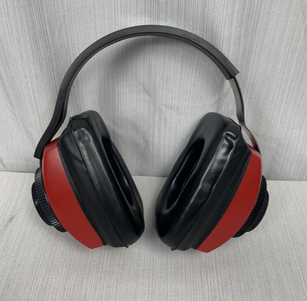 Silencio Hearing Protection, Red/Black, Adjustable ear muffs shooting protection