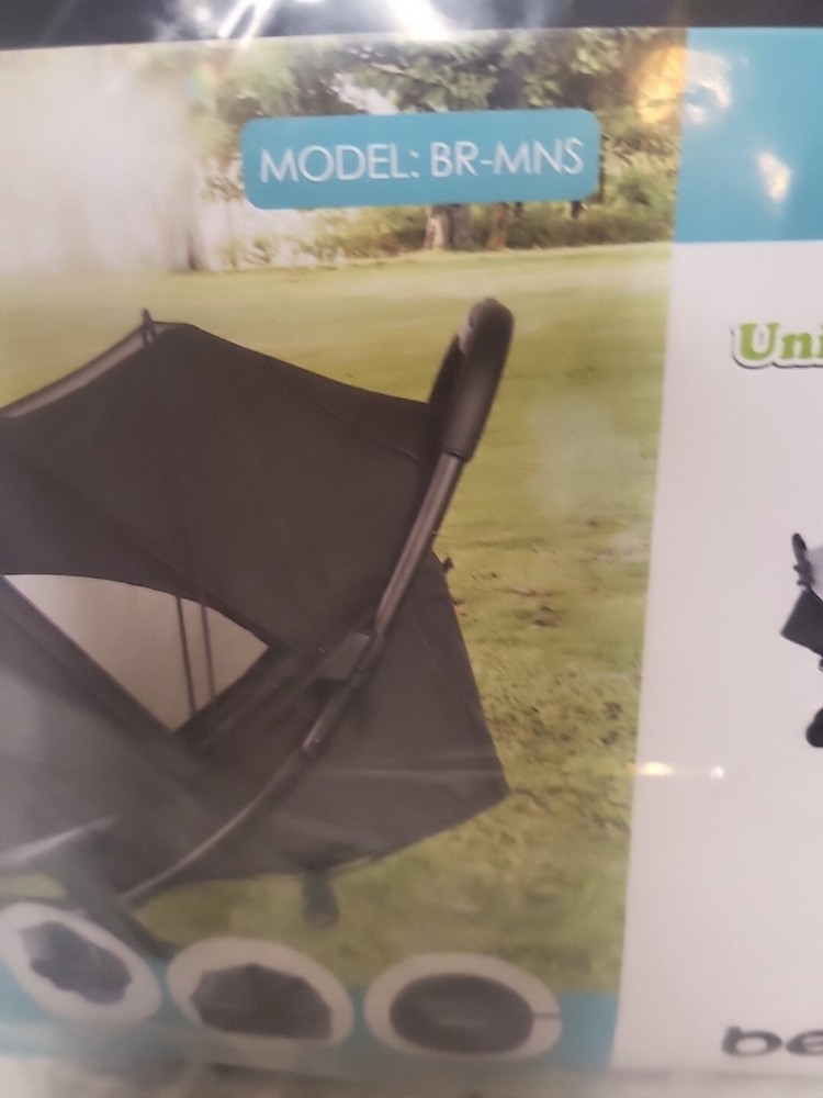 Beberoad Love Mosquito Net and Sunshade for Stroller w/ Storage Bag BR-MNS Blk