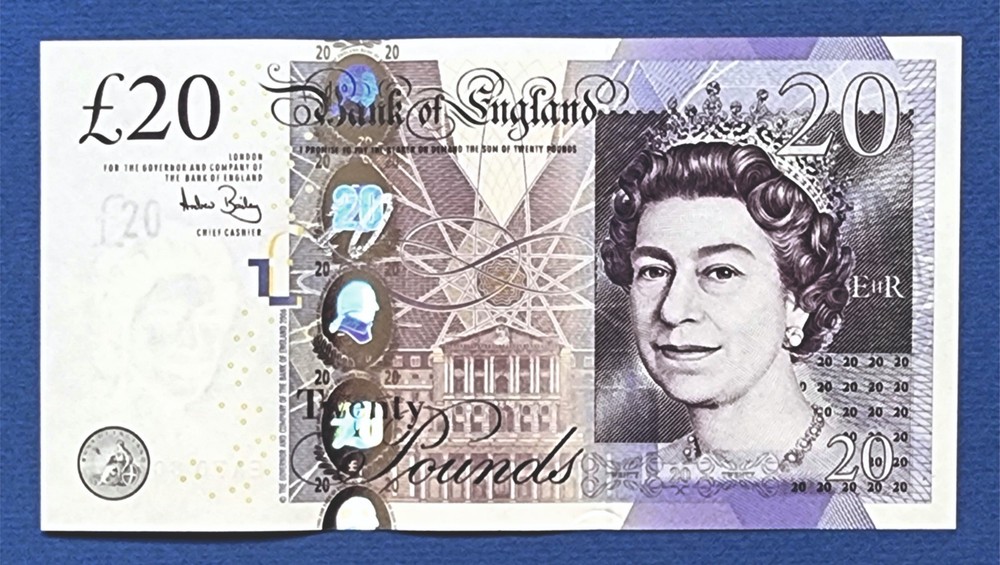 Old £20 Twenty Pound Note - PAPER  Uncirculated