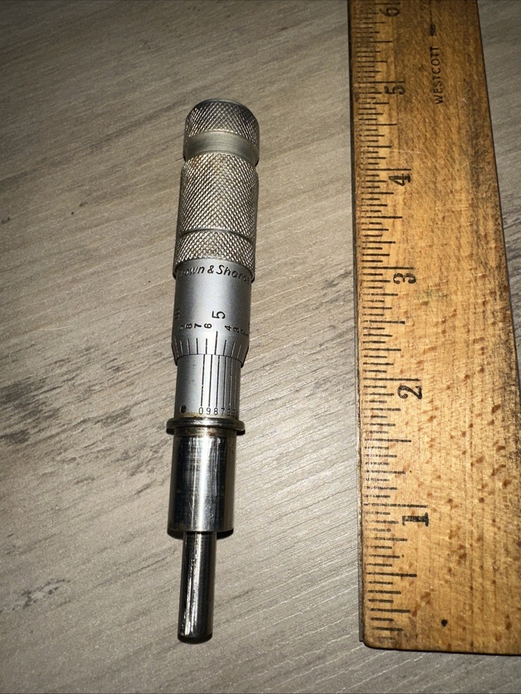 Brown & Sharp Micrometer Head Machinist Tool USA Made Used