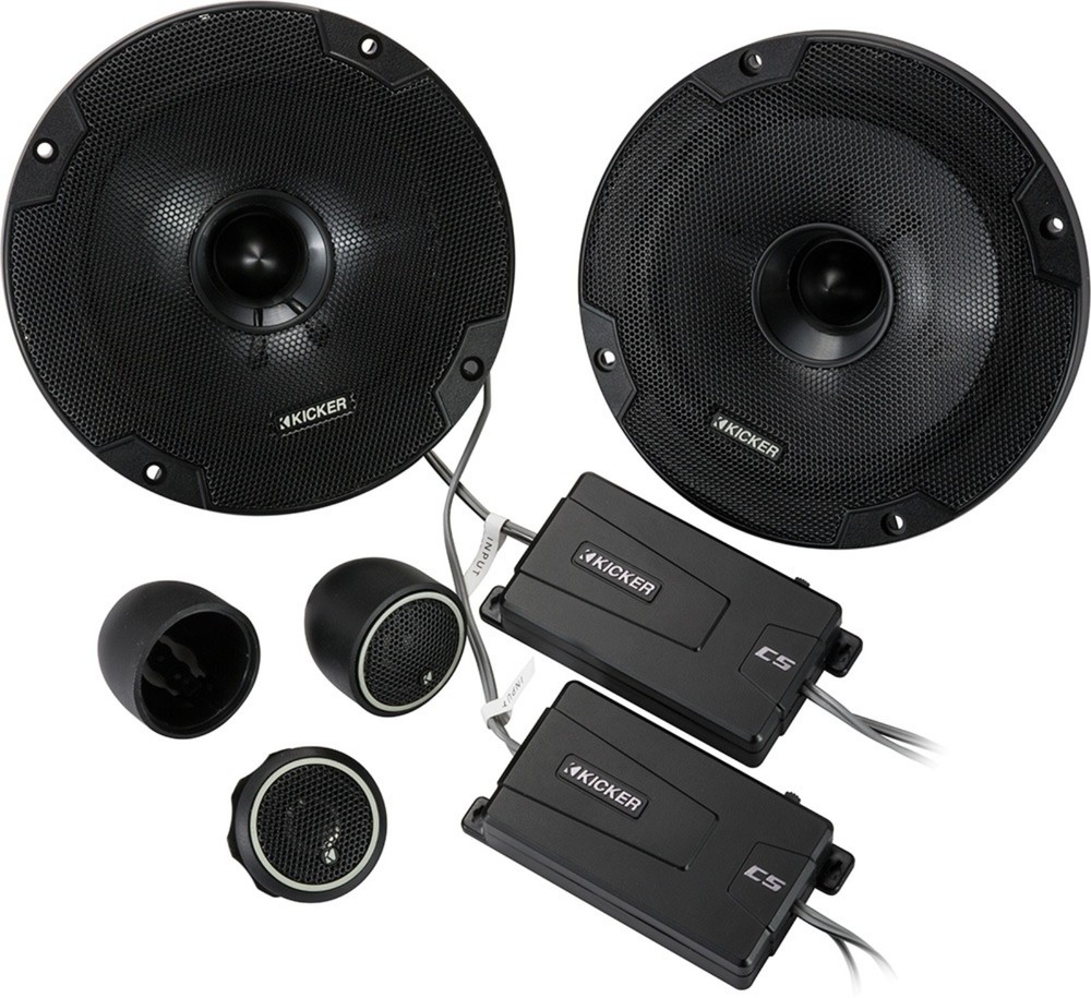 KICKER CSS654+CSC654 6.5" OEM SPEAKER FULL KIT FOR MITSUBISHI LANCER 2008-2017