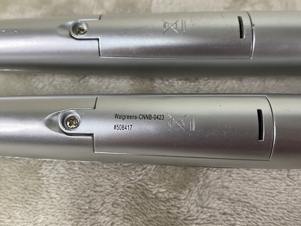 Electronic Drumsticks Drum Sticks Kids Toy Walgreens Silver & Blue Works