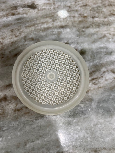 Vintage Tupperware White Jiffi Sift-n-Store
