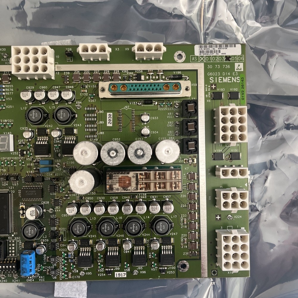 Siemens 3073736 Multix Rad Room D14 Assembly Board