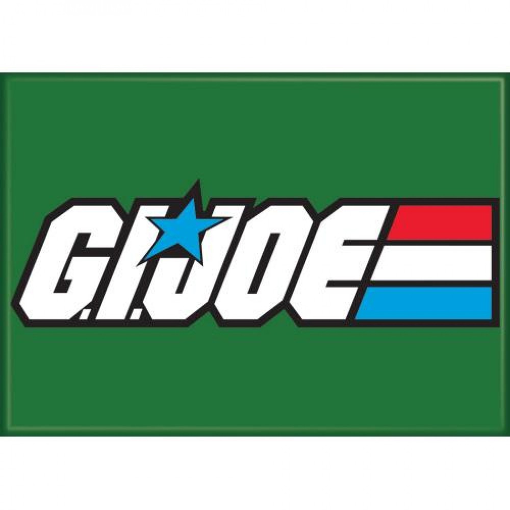 GI Joe Logo Magnet Green