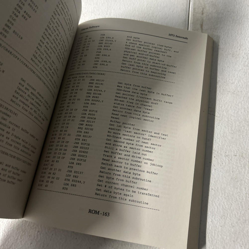 COMMODORE 1571 Essential Reference For All 1571 Internals Abacus Software Book