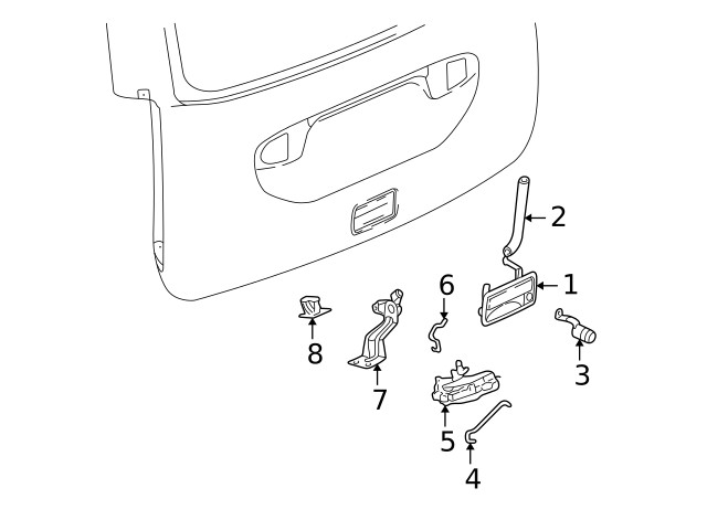 Genuine GM Handle Outside 15789156