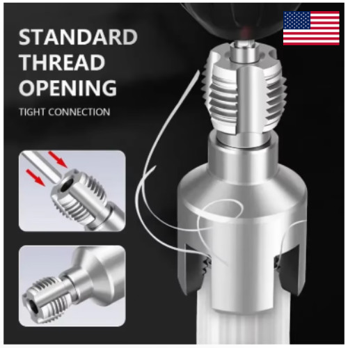 Integrated Internal & External Pipe Threading-Tool, PVC Pipe Threader Kit USA