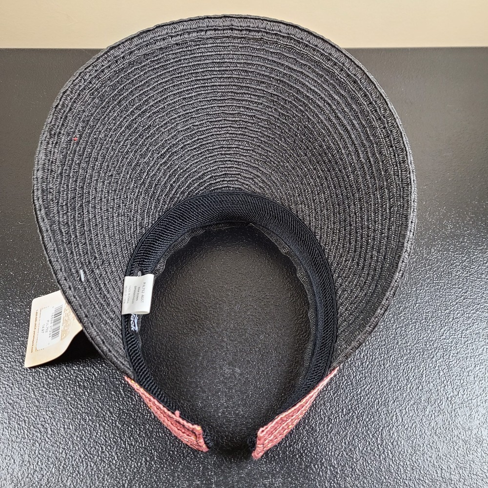 Panama Jack Straw Sun Visor 4.75" Peak NWT