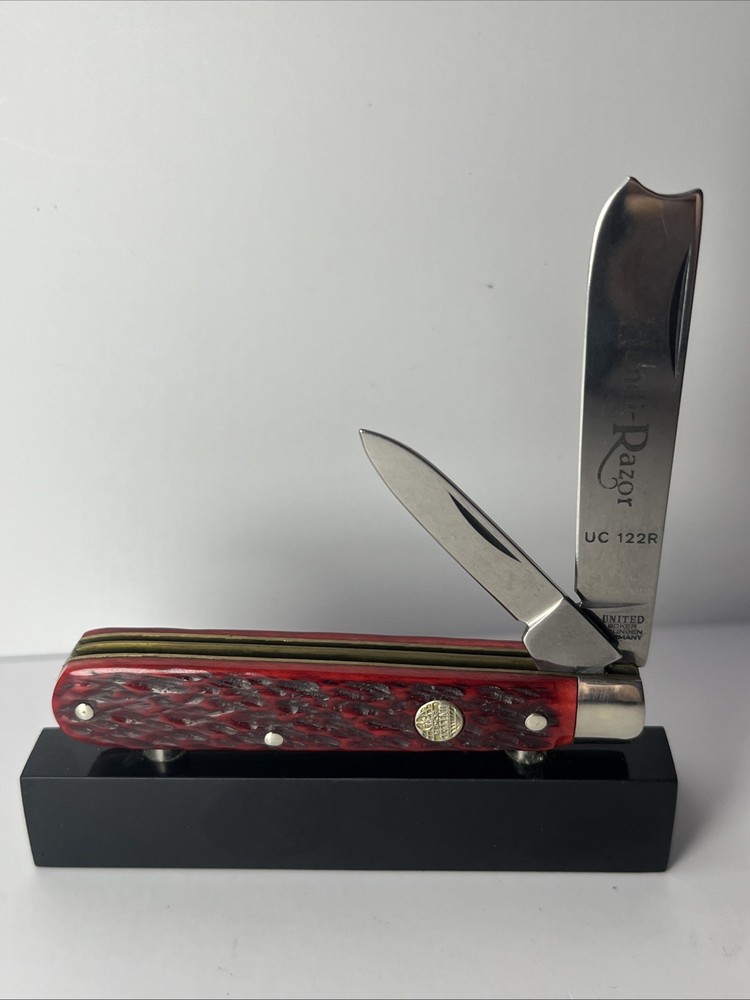 Boker Razor Jack Knife Red Bone *Mint* In Box