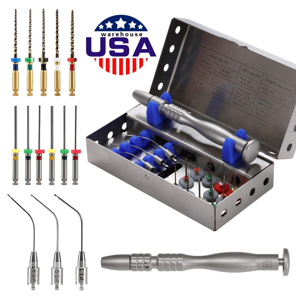 Dental Broken Root Canal File Extractor Removal System For Endodontic Treatment
