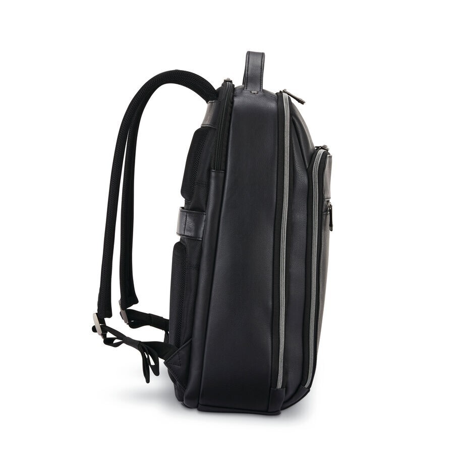 NEW!! Classic Samsonite Leather Backpack - Black