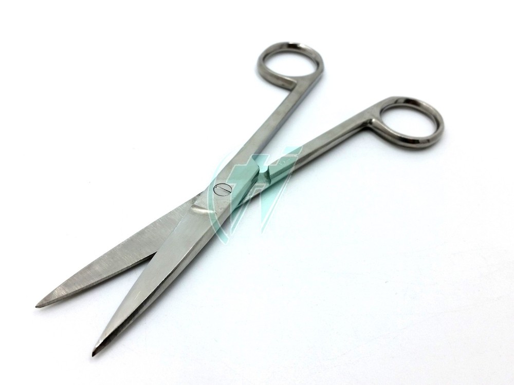 OPERATING DISSECTING SCISSORS 6.5" STRAIGHT SHARP SHARP TIP SURGICAL INSTRUMENT