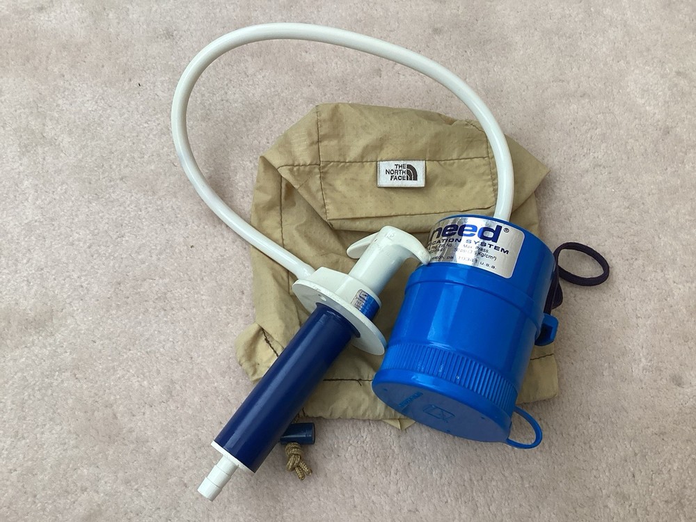 First Need Water Filter for Camping Backpacking.