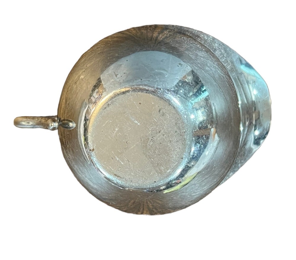 Vintage Silverplate Creamer Unbranded