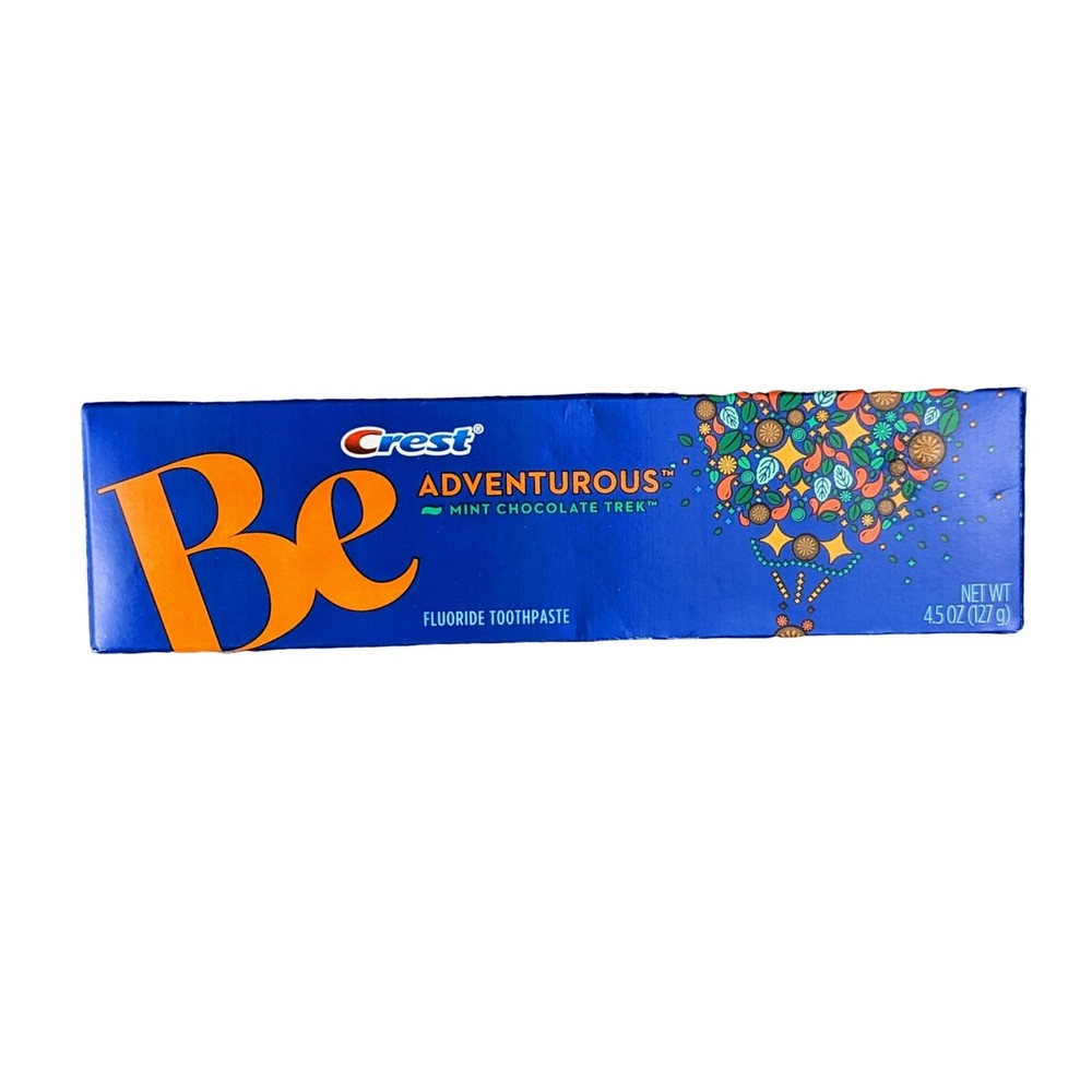 Crest Be Adventurous Mint Chocolate Trek Toothpaste NEW NOS HTF
