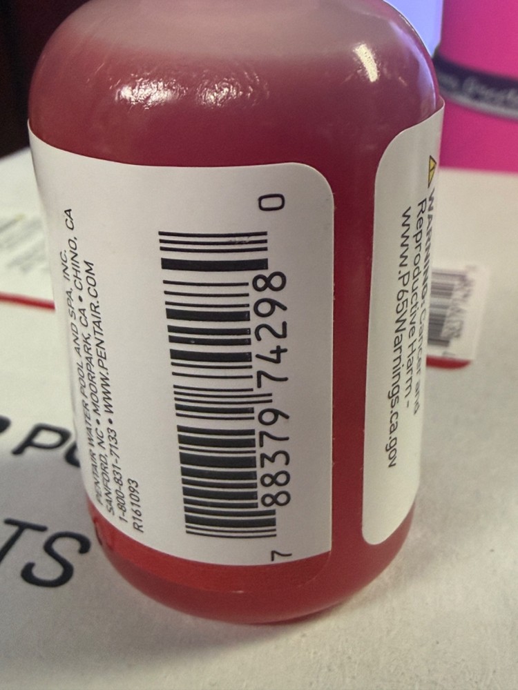 Pentair Rainbow pH Solution Phenol Red Pool Water Test Drops 2 Pack 1 oz Bottles