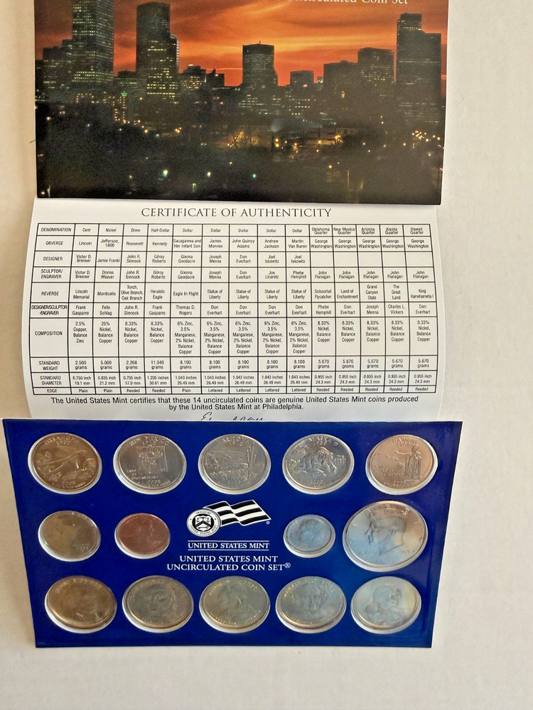 2008 US Mint P & D Uncirculated set
