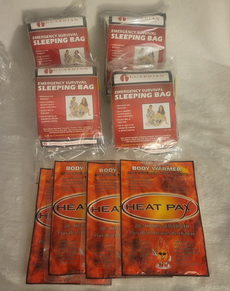 Survival Kit Emergency Backpack Bag Multiple Pockets Sections Complete New