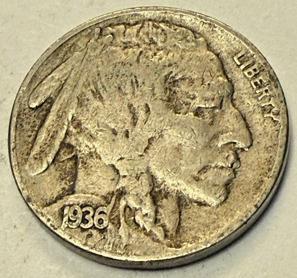 1936-S Buffalo Nickel