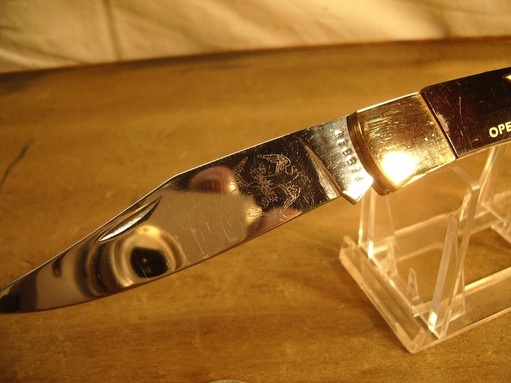 Commemorative OPERATION DESTERT STORM Lockback Folder- Jets-Eagle Etch