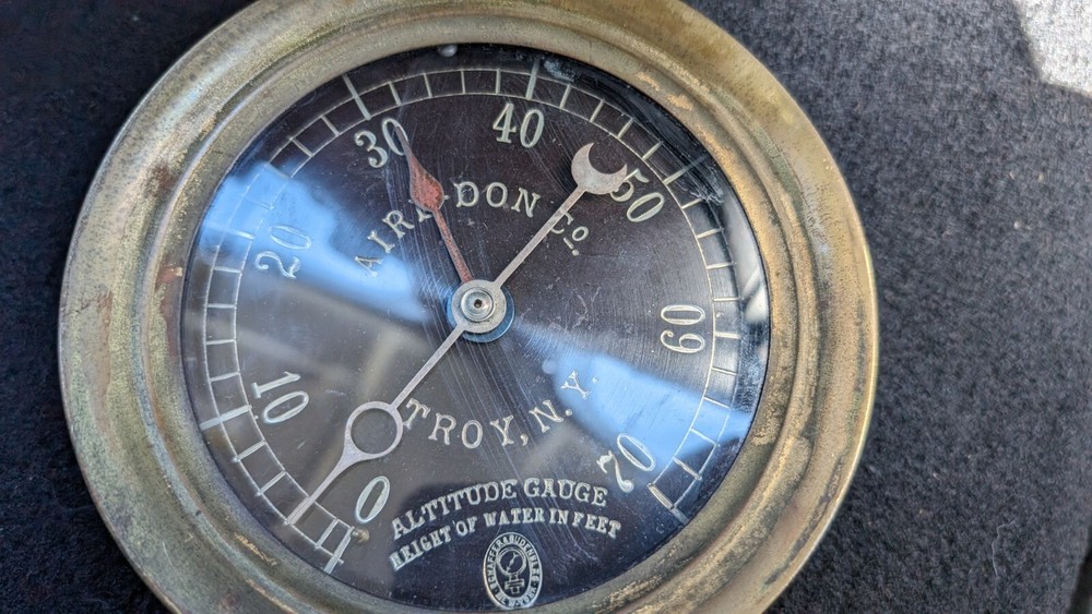 Schaefer & Budenberg Airedon Altitude Gauge Antique